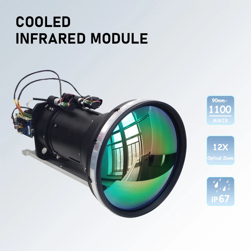 M&oacute;dulos MWIR refrigerados de zoom continuo de 90~1100 mm