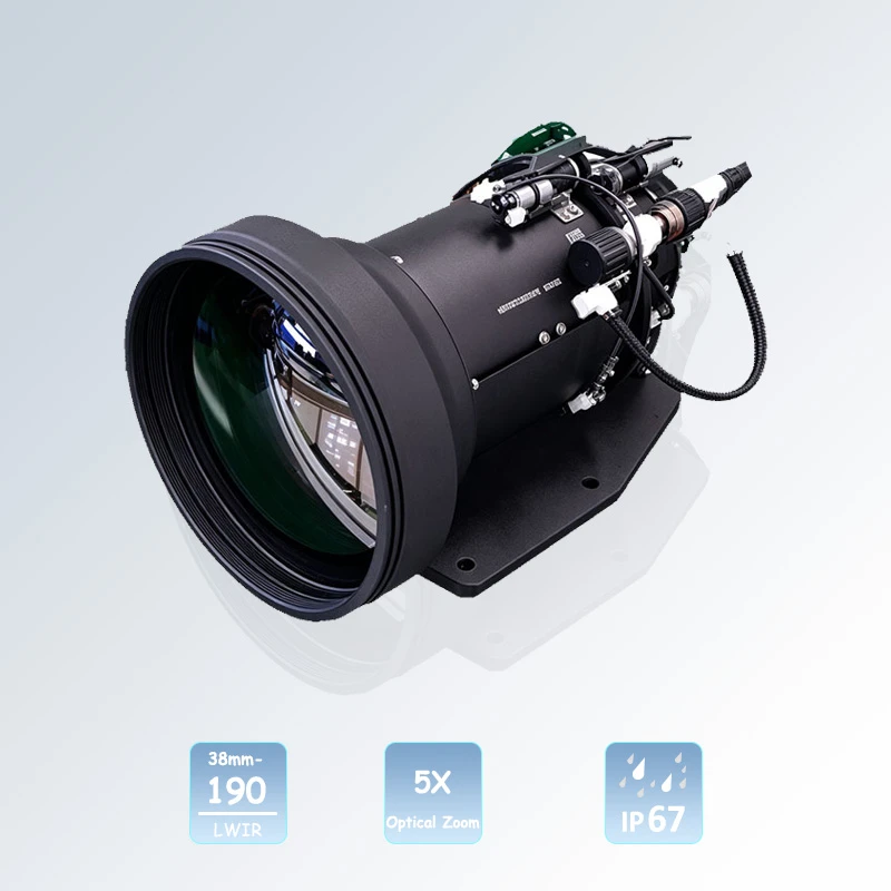 M&oacute;dulos LWIR de zoom &oacute;ptico continuo Hope-Wish de 38-190 mm